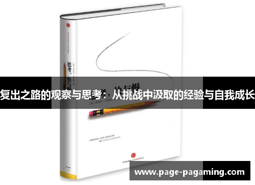 复出之路的观察与思考：从挑战中汲取的经验与自我成长