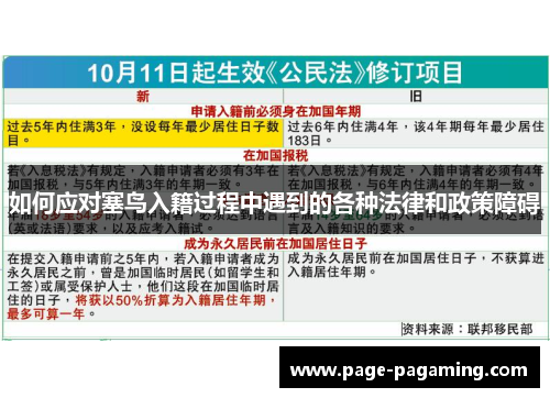 如何应对塞鸟入籍过程中遇到的各种法律和政策障碍